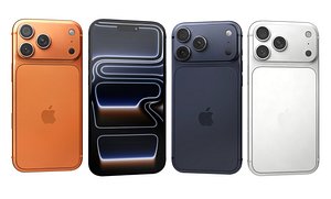 3D Apple iPhone 17 Pro Max All Colors