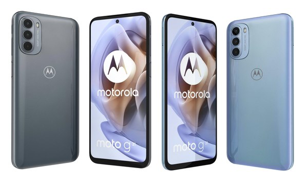3D Motorola Moto G31 Blue And Gray model