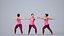00349Anisa006 - Adult Caucasian woman exercising in modern fitness center wearing sportswear