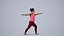 00349Anisa006 - Adult Caucasian woman exercising in modern fitness center wearing sportswear