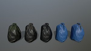 3D model litter bag