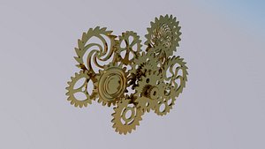 3D model Gear mechanism model