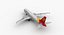 airbus a320 capital airlines 3d 3ds