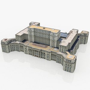 3d palace parliament bucharest romania