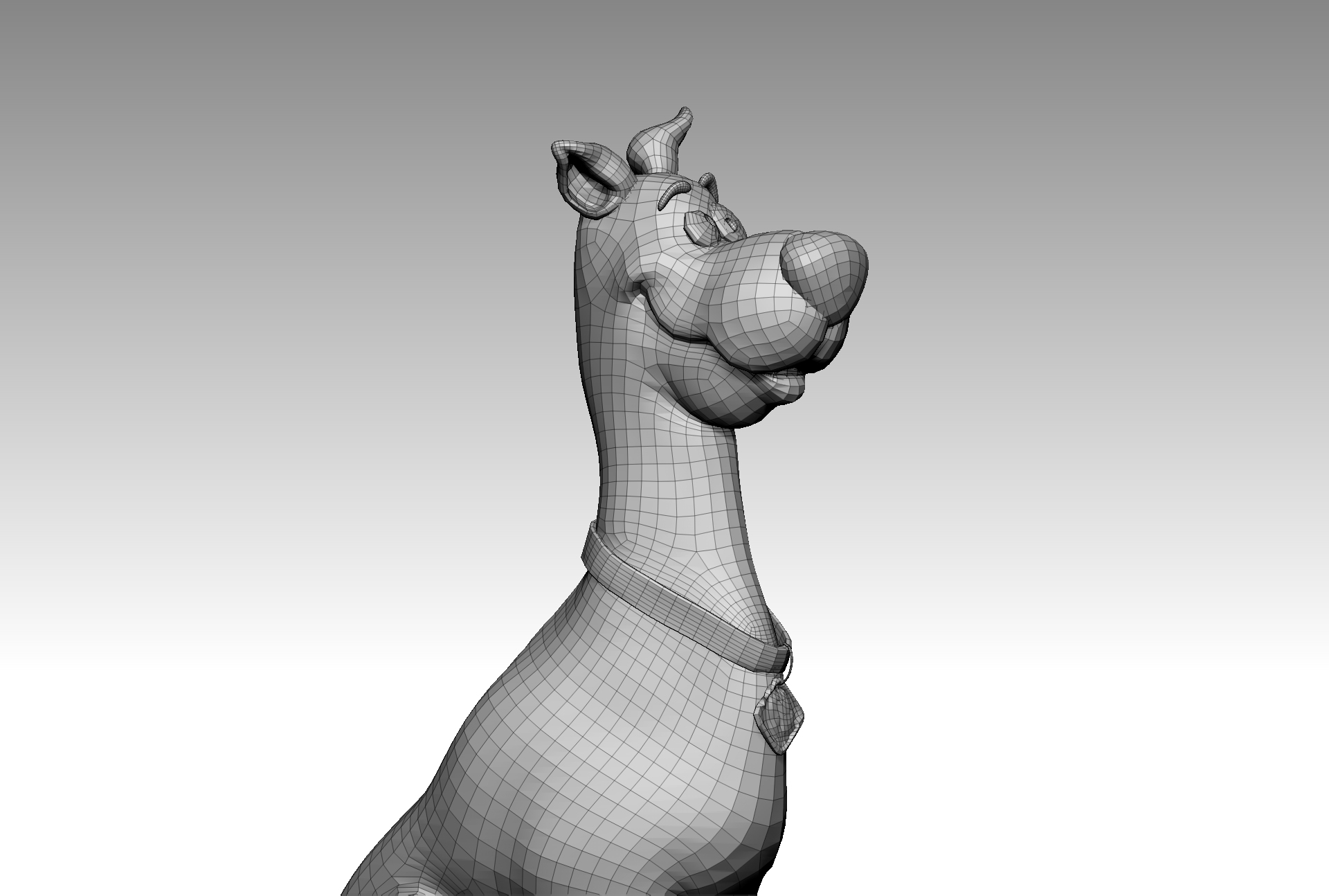 3D model scooby doo sitting - TurboSquid 1691719