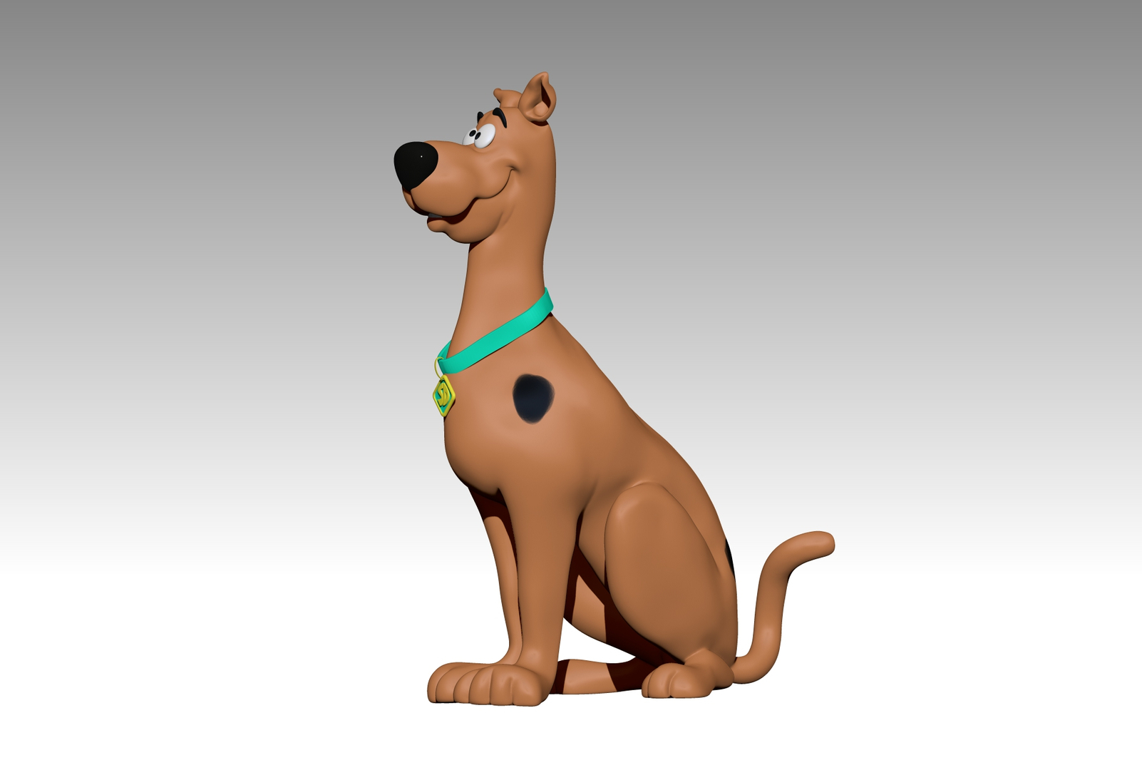 3d Model Scooby Doo Sitting Turbosquid 1691719