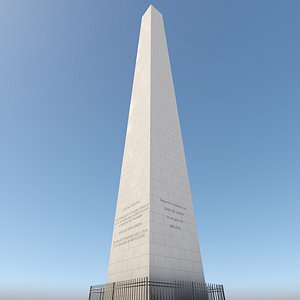 Obelisk of Buenos Aires 3D model