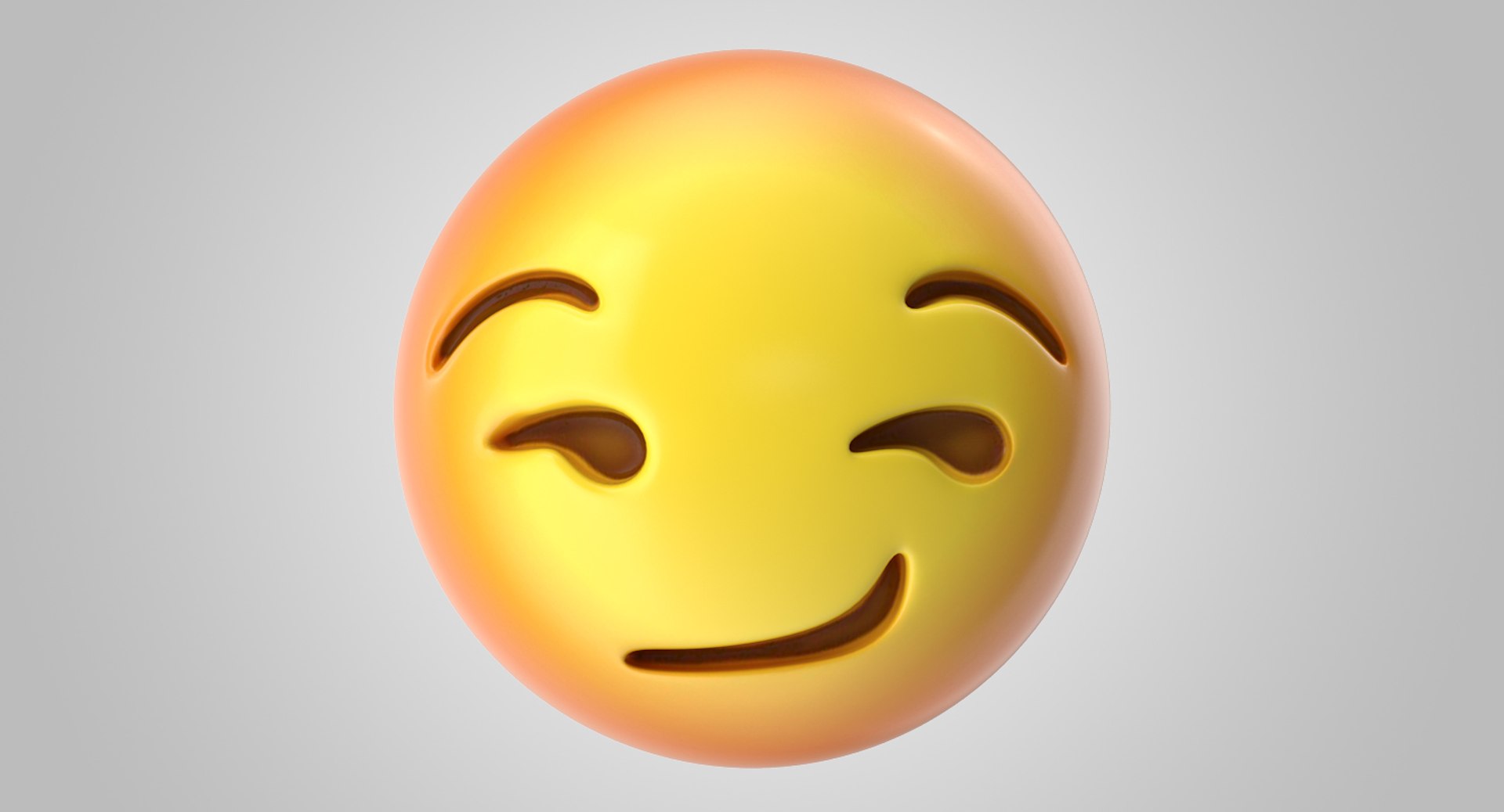 Emoji 29 Smirking Face 3D Model - TurboSquid 1369576