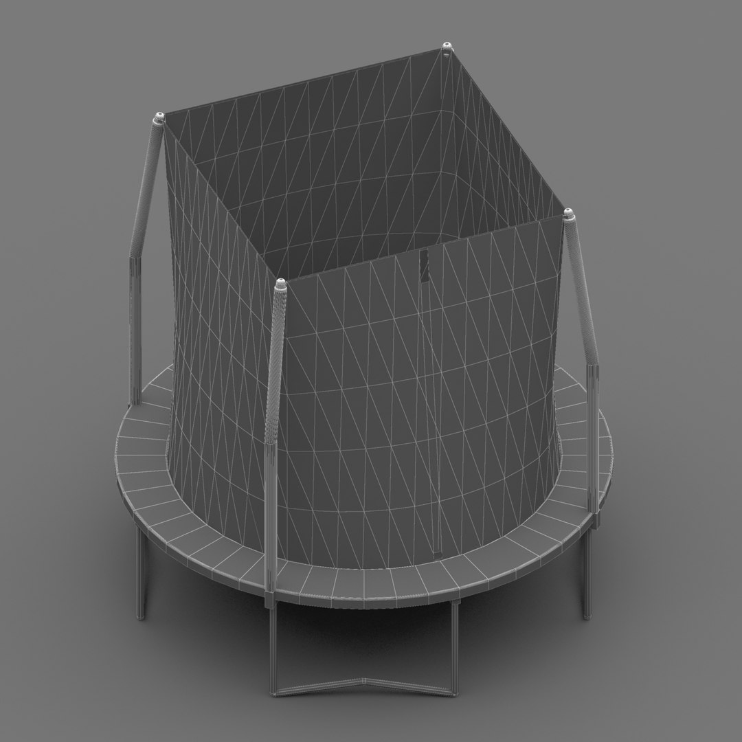 Trampolines Collection 3D Model - TurboSquid 1858365