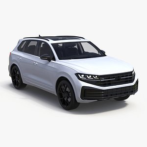 Electric SUV White Lights On