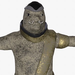 orc monster model Low pol 3D