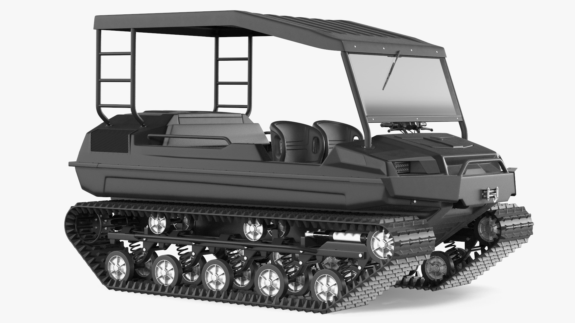 Black Multi Purpose Vehicle Rigged 3D model TurboSquid 2002517