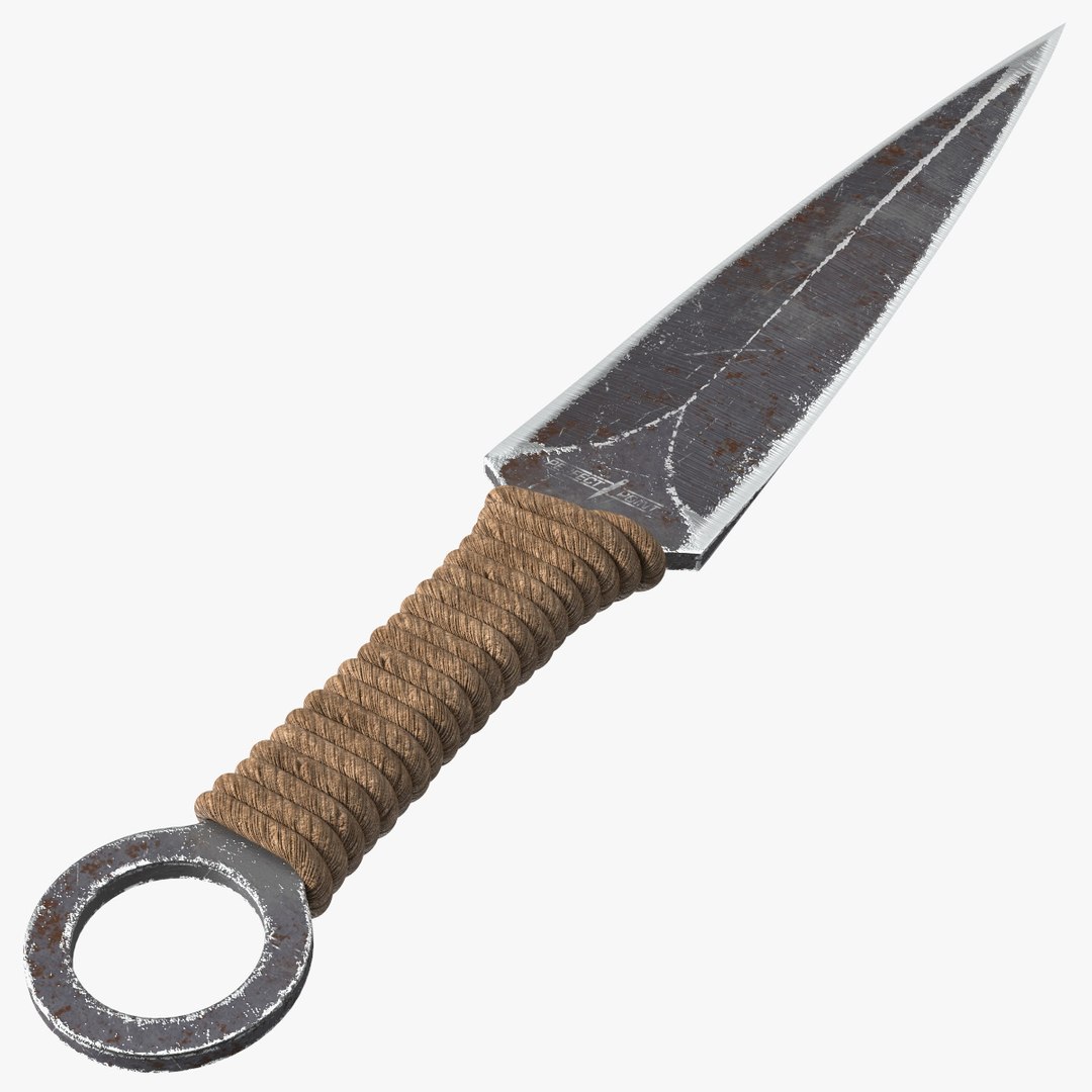 Combat Throwing Knife Worn 3D model TurboSquid 2065227