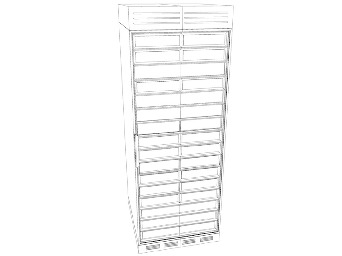 3d Server Unit Model