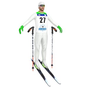 cross country skier ski model