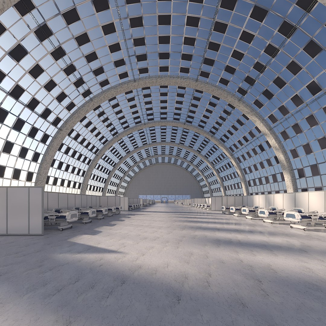 3D Corona Emergency Quarters 03 TurboSquid 1809866
