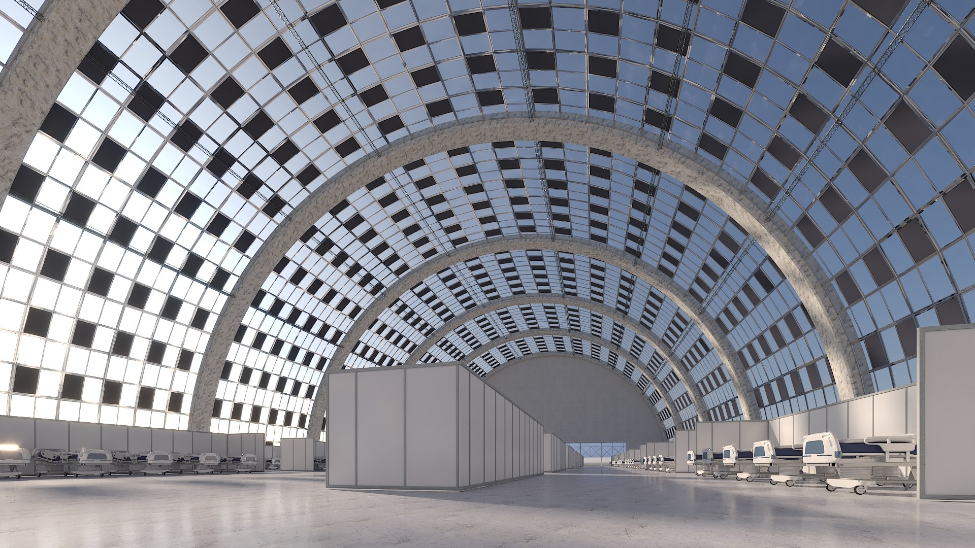 3D Corona Emergency Quarters 03 TurboSquid 1809866