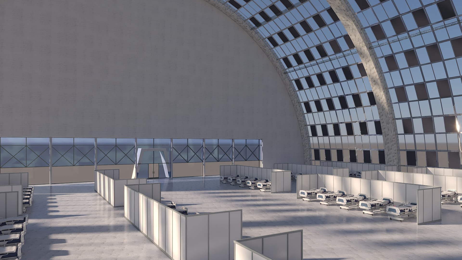 3D Corona Emergency Quarters 03 TurboSquid 1809866