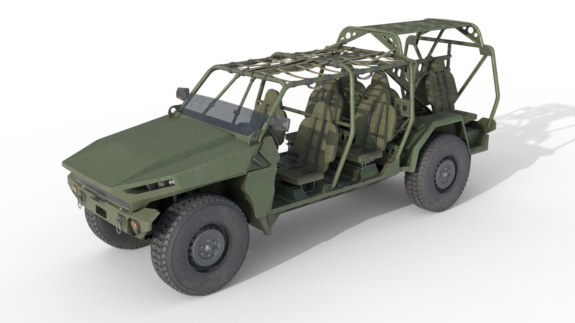 3D Chevy Colorado ZR2 Military ISV Model - TurboSquid 2241537