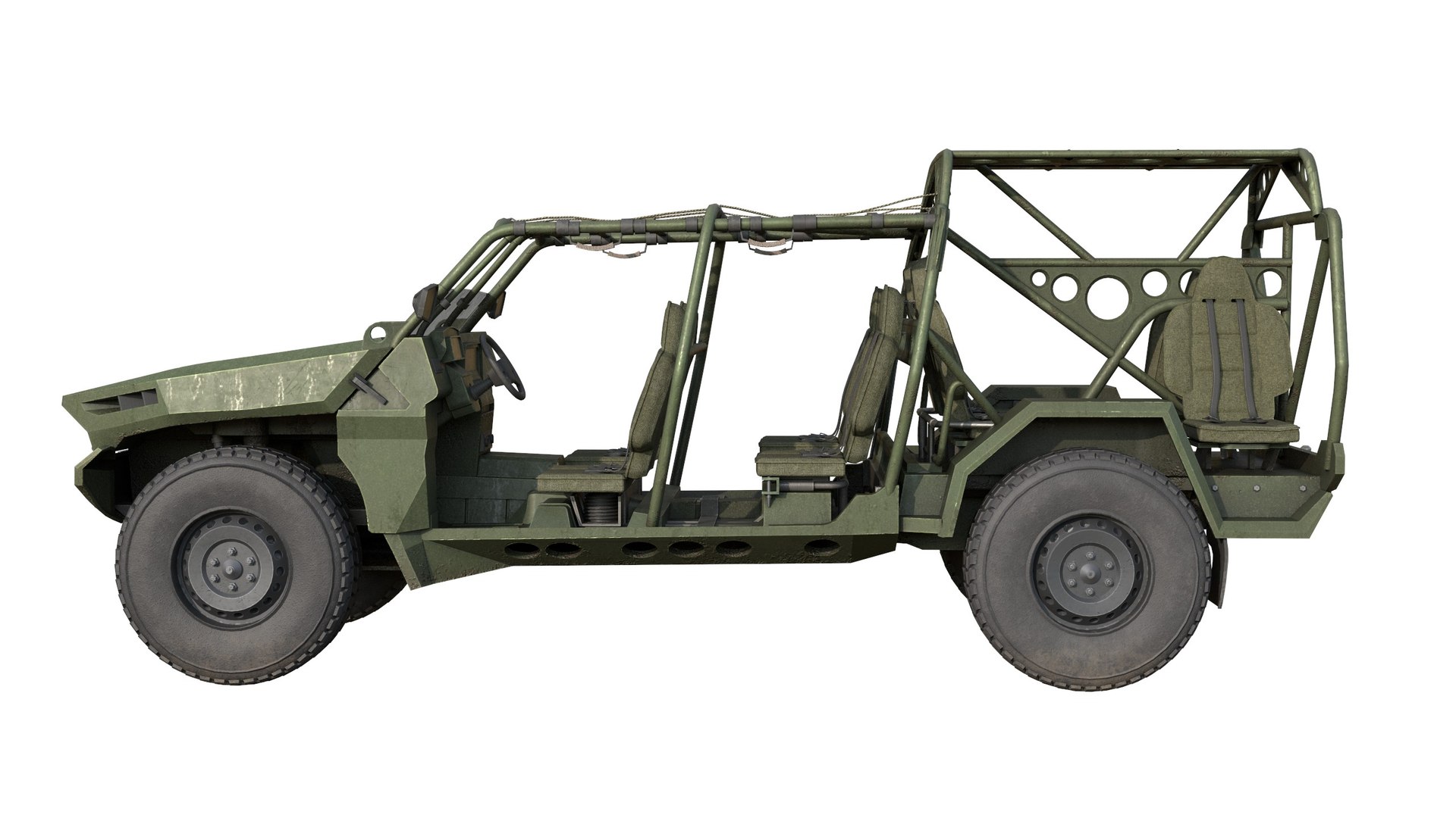 3D Chevy Colorado ZR2 Military ISV Model - TurboSquid 2241537