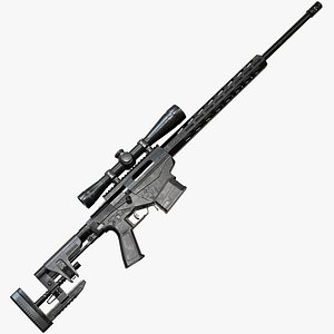Ruger Precision Rifle with Scope AAA Game Weapon