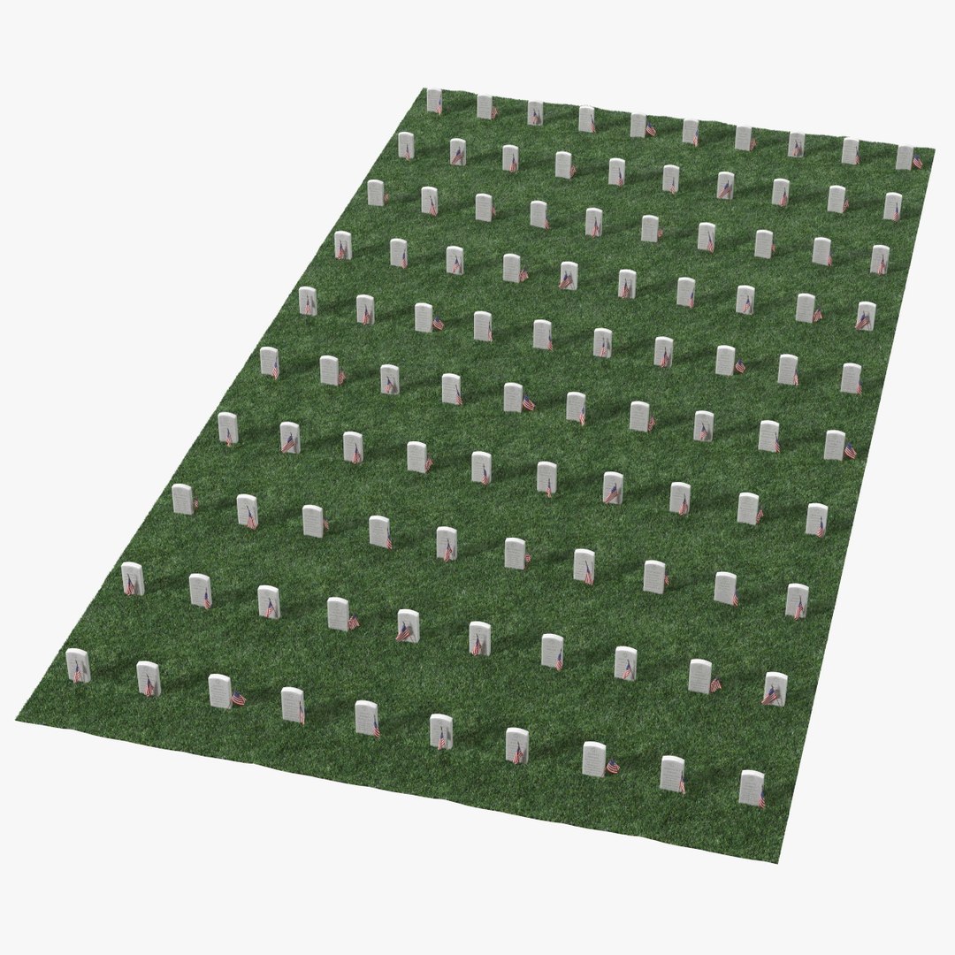 Graveyard World War Heroes 10x10 Fur 3D model preview