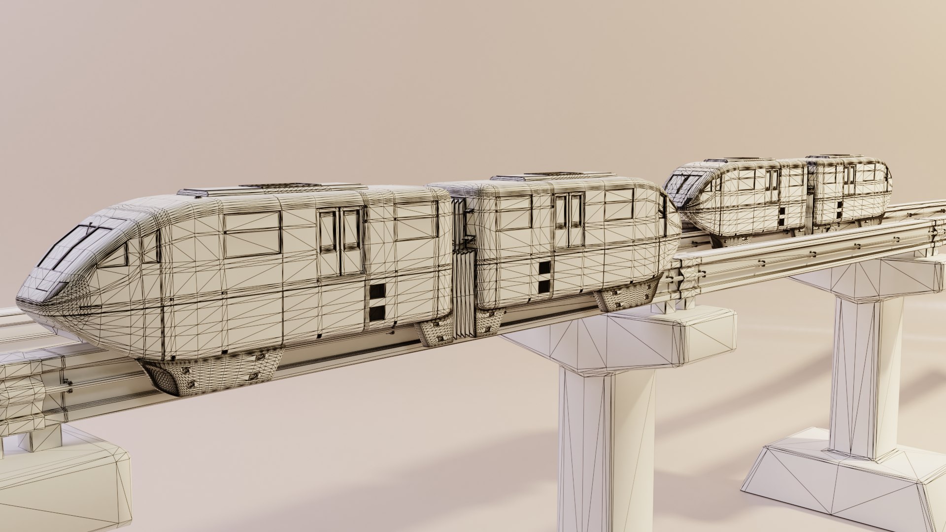 3D model sentosa express monorail singapore - TurboSquid 1697386