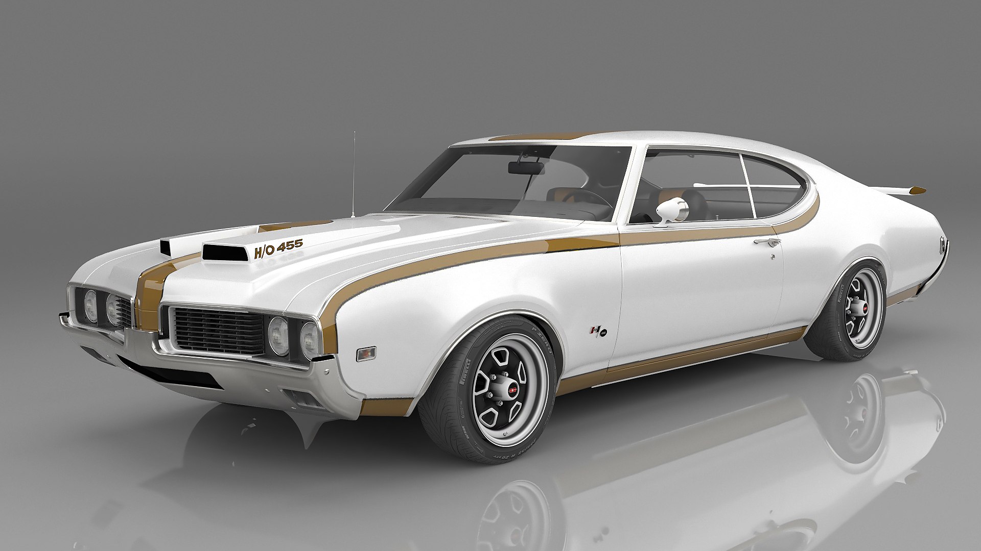 3D 1969 Oldsmobile Hurst-Olds 442 - TurboSquid 2339965