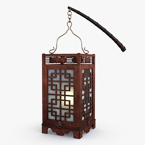 Antique China Lamp 3D model
