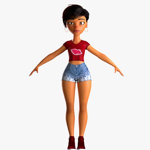 mery character animation model