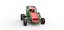 600 Micro sprint car Scale 1 to 25