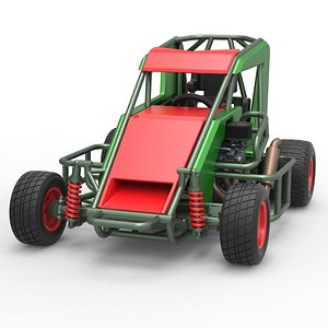 Diecast 600 Micro sprint car Scale 1 to 25 model