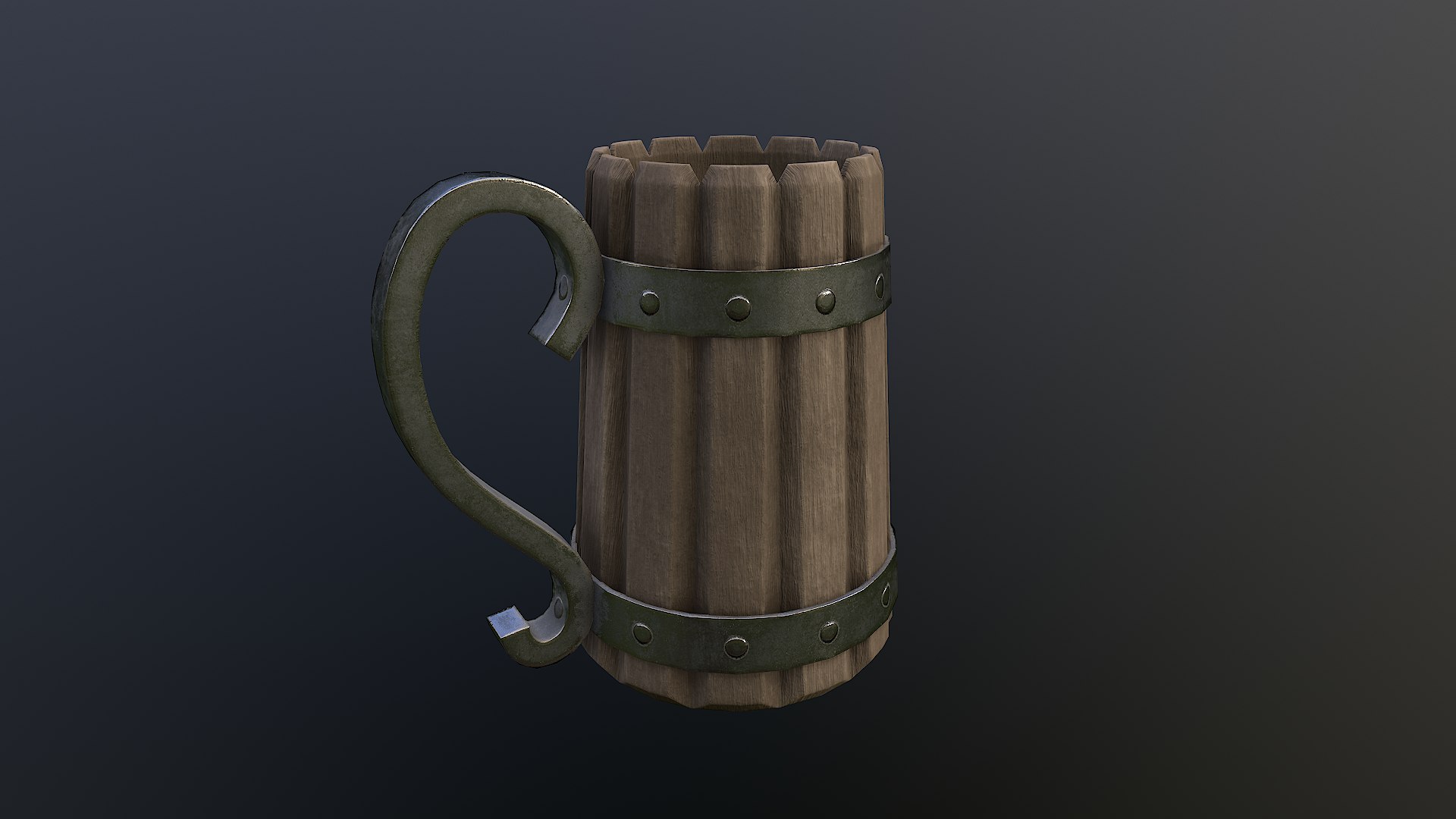 Viking mug 3D model - TurboSquid 1808001