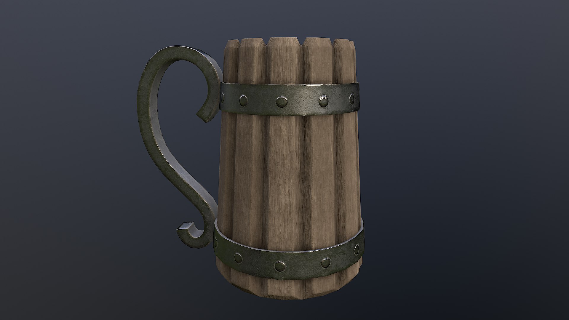 Viking mug 3D model - TurboSquid 1808001