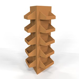 Point of Sale Cardboard Display Stand 3D
