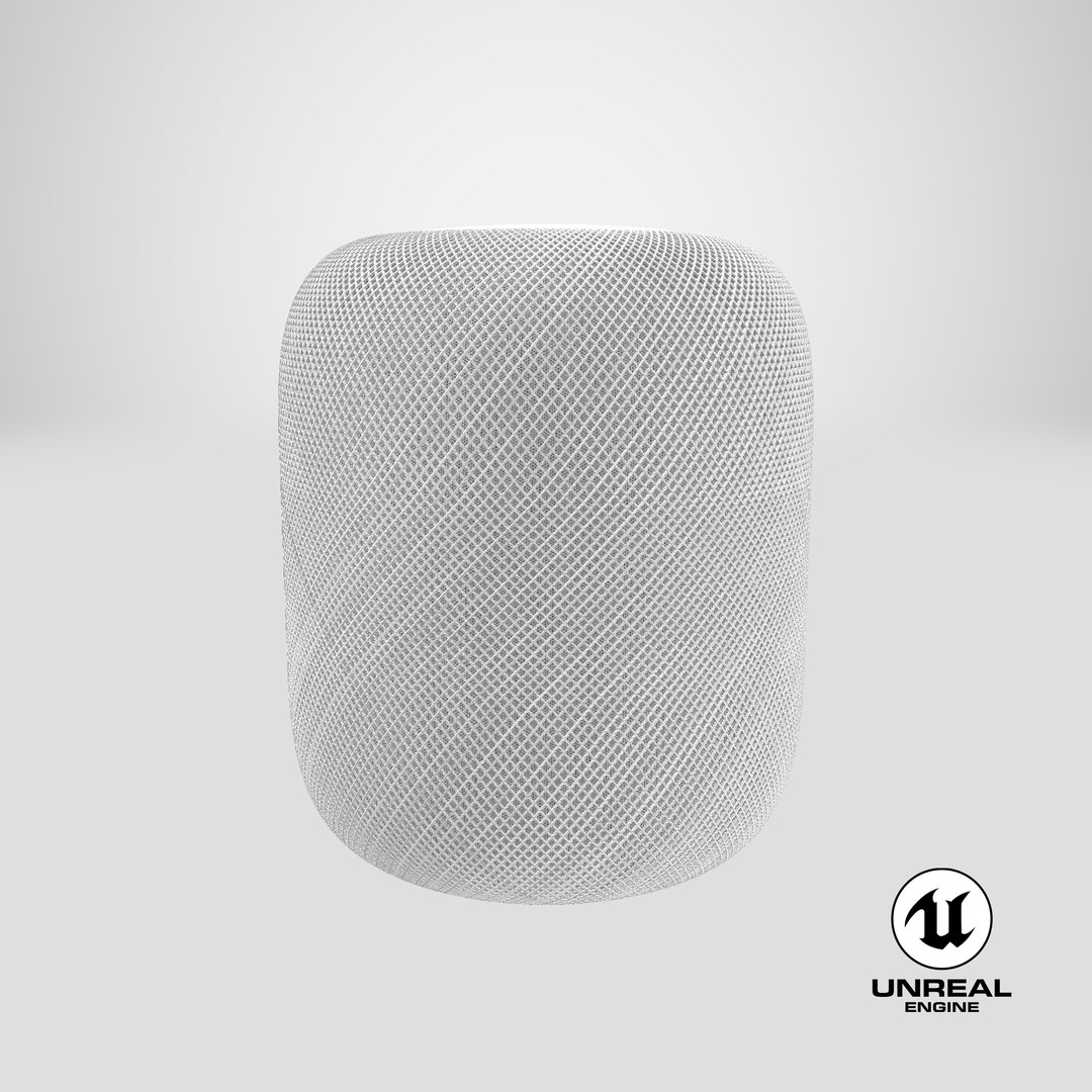 3D model apple homepod white - https://p.turbosquid.com/ts-thumb/6n/m8FGBL/NhEafB0M/unreal_capture/png/1527784037/1920x1080/fit_q87/4f519c38747c8a1065c8472eff609ce8971beea3/unreal_capture.jpg