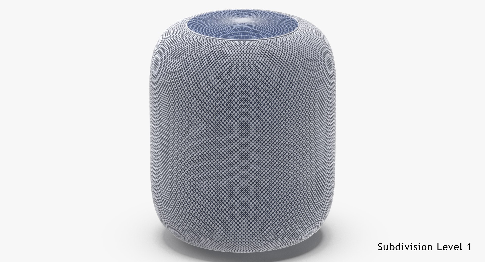 3D model apple homepod white - https://p.turbosquid.com/ts-thumb/6n/m8FGBL/OtaZIVS7/apple_homepod_white_wireframe_subdiv1/jpg/1525249864/1920x1080/fit_q87/eacb6533c184f9aaaa956b8822b3d0dc694682ae/apple_homepod_white_wireframe_subdiv1.jpg