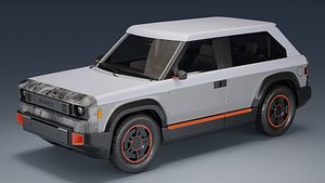 Slate Truck Fastback SUV Grit and Grind 2027 3D Model