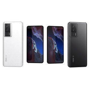 3D model Xiaomi Poco F5 Pro Black And White Low Poly