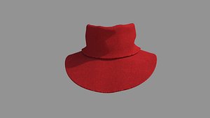 3D model Scarf - High Neck Collar