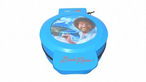 Uncanny Brands Bob Ross Waffle Maker