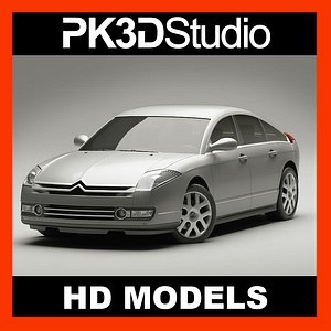 3d citroen c6 model