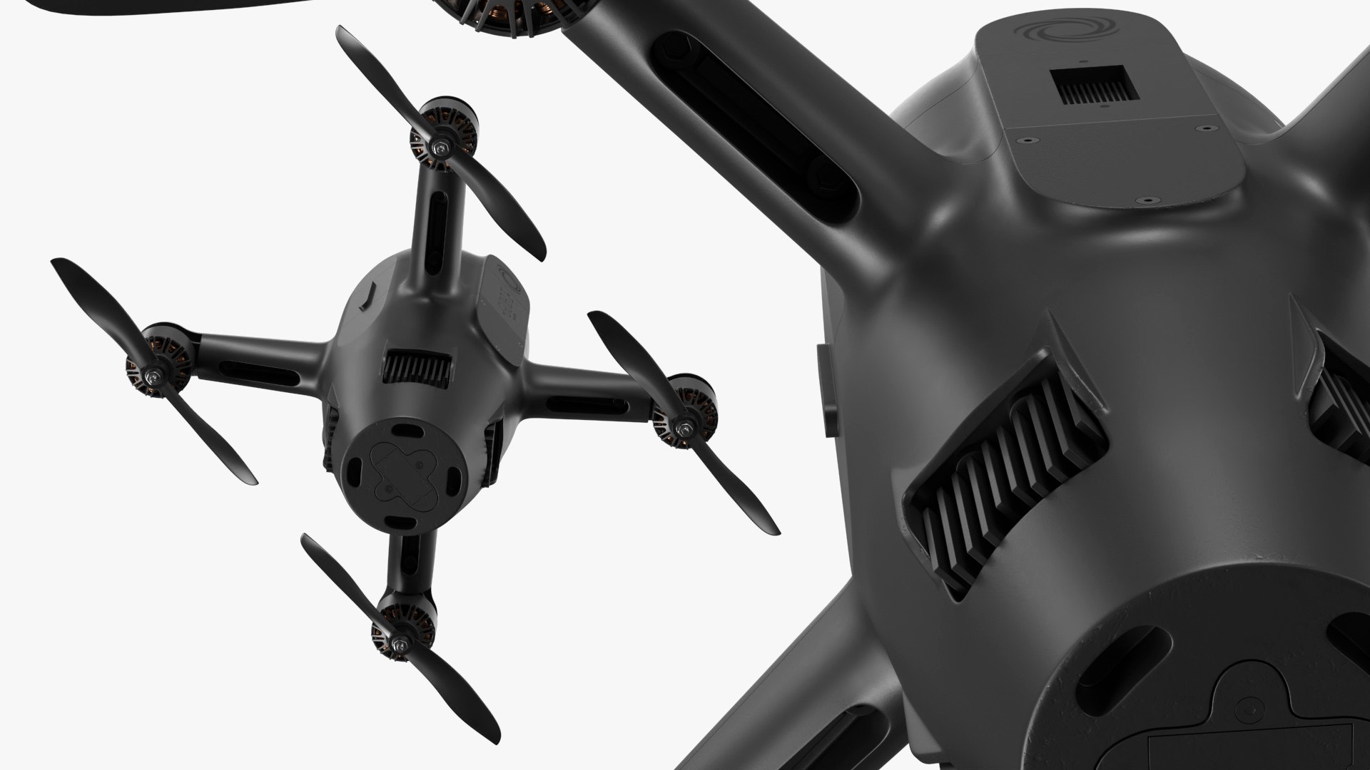 Gobi Air Defense UAV Rigged 3D model preview