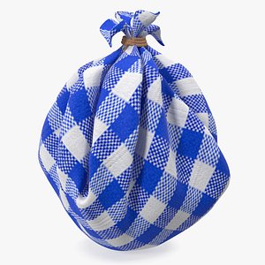 3D model sack package hobo