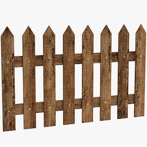 Pointed Wooden Fence