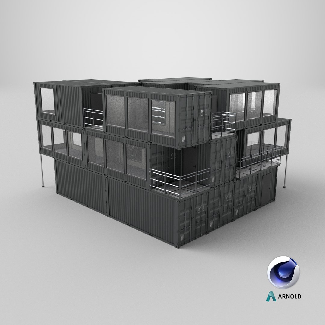 Container Office Building Black 3D model https://p.turbosquid.com/ts-thumb/6o/0tkWSy/4w/stemcell_cinema_4d_arnold_render/png/1731665990/1920x1080/fit_q87/4c92c16341302c8c6edaa87cb6bdaa6696439681/stemcell_cinema_4d_arnold_render.jpg