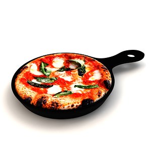 Neapolitan Pizza 3D model