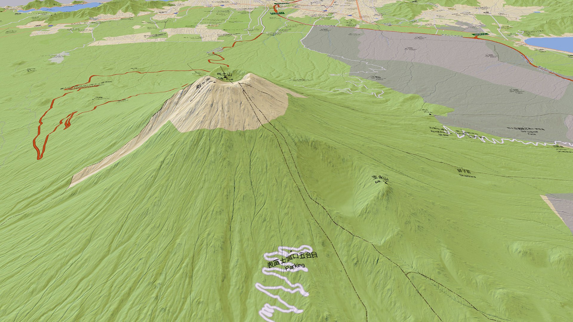 3D Model Mount Fuji Japan Highly Detailed - TurboSquid 1945933