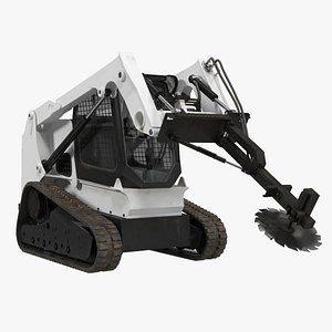 max compact tracked loader brush