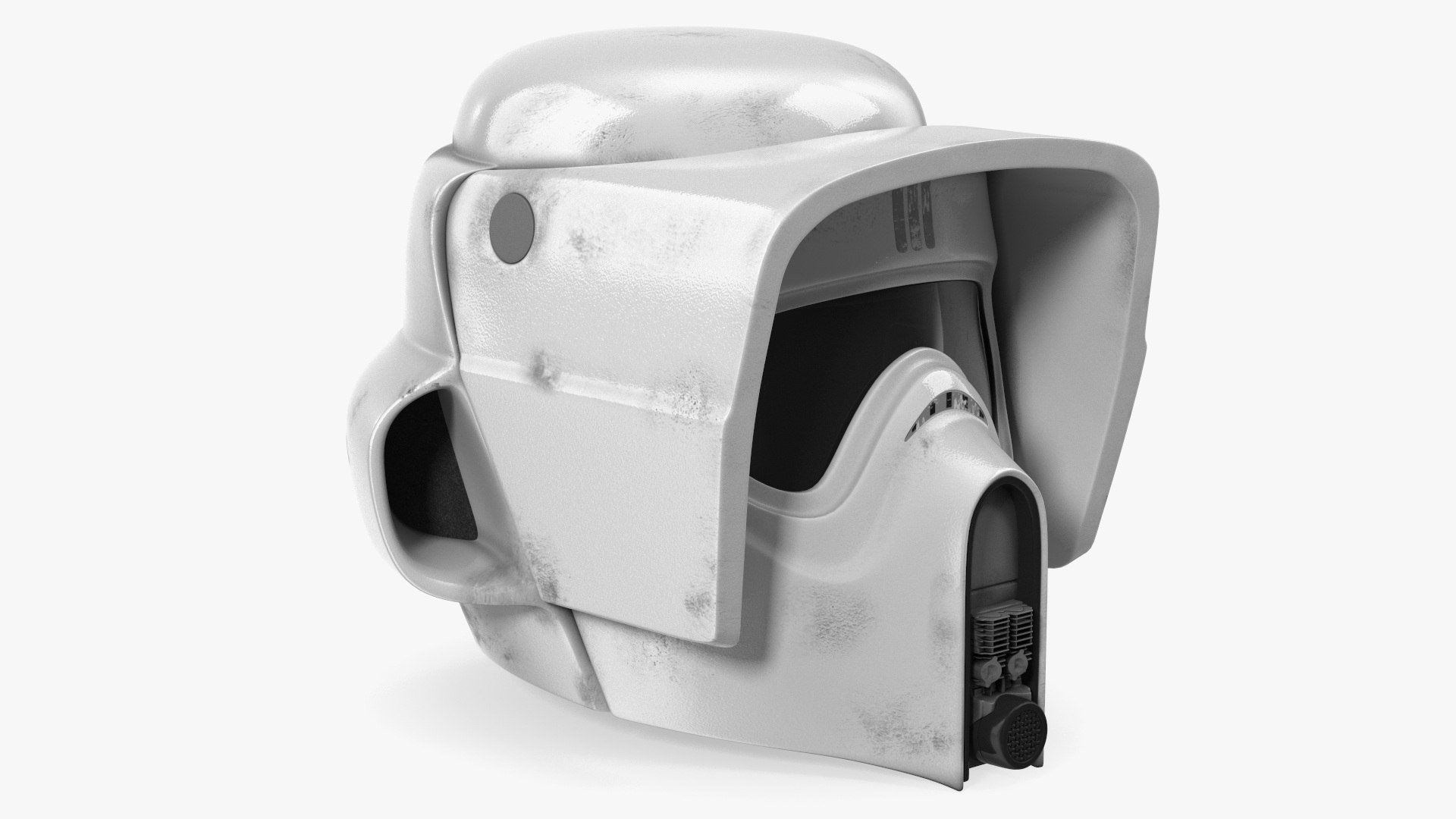 Star Wars Biker Scout Trooper Helmet 3D model preview